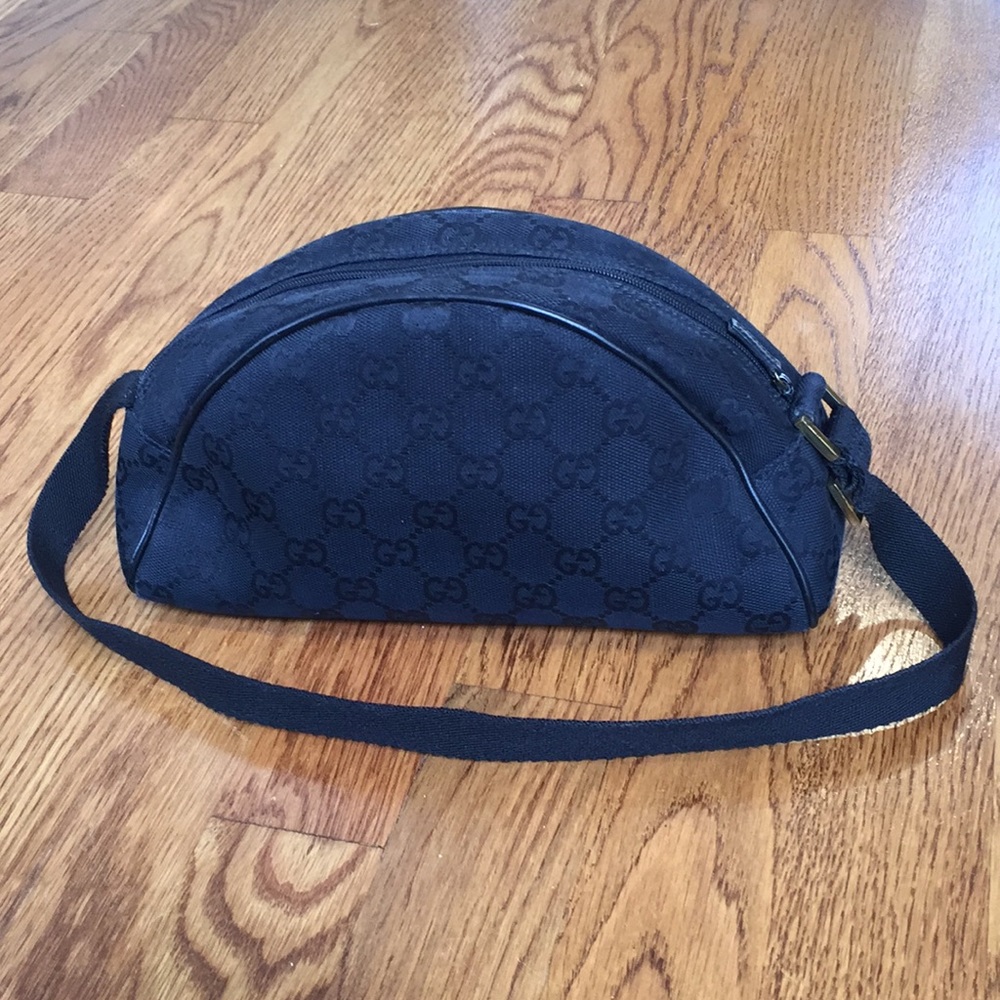 Gucci Monogram Fabric Pochette Bag